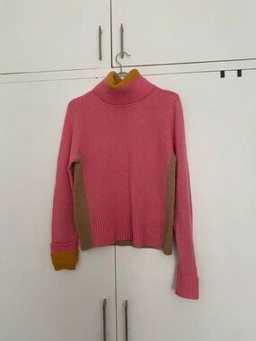 ME+EM Women’s Cashmere Blend Turtleneck Sweater Size M